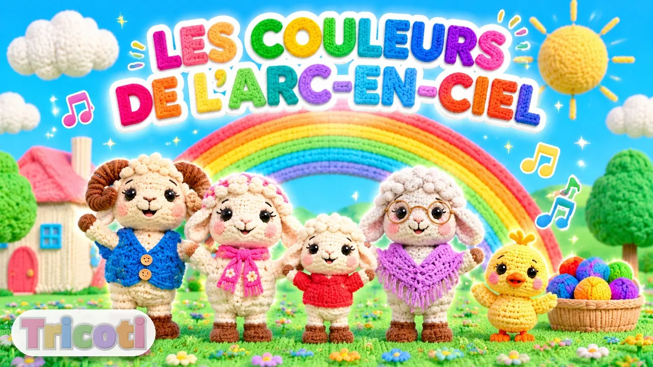 Les couleurs de l’arc-en-ciel : image du clip