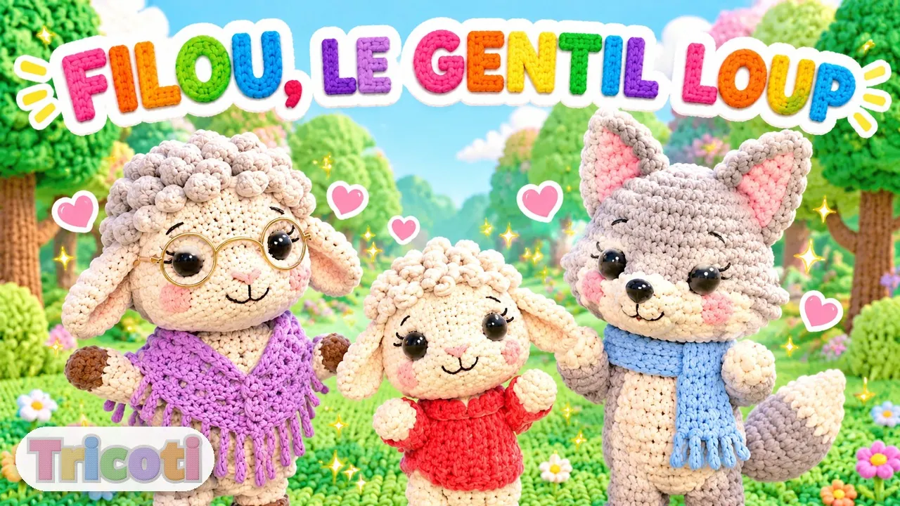 Filou, le gentil loup : image du clip