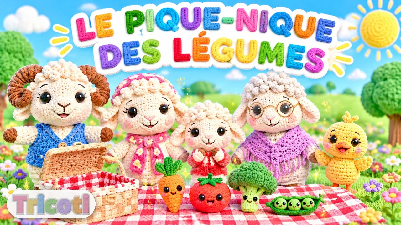 Le pique-nique des légumes : image du clip